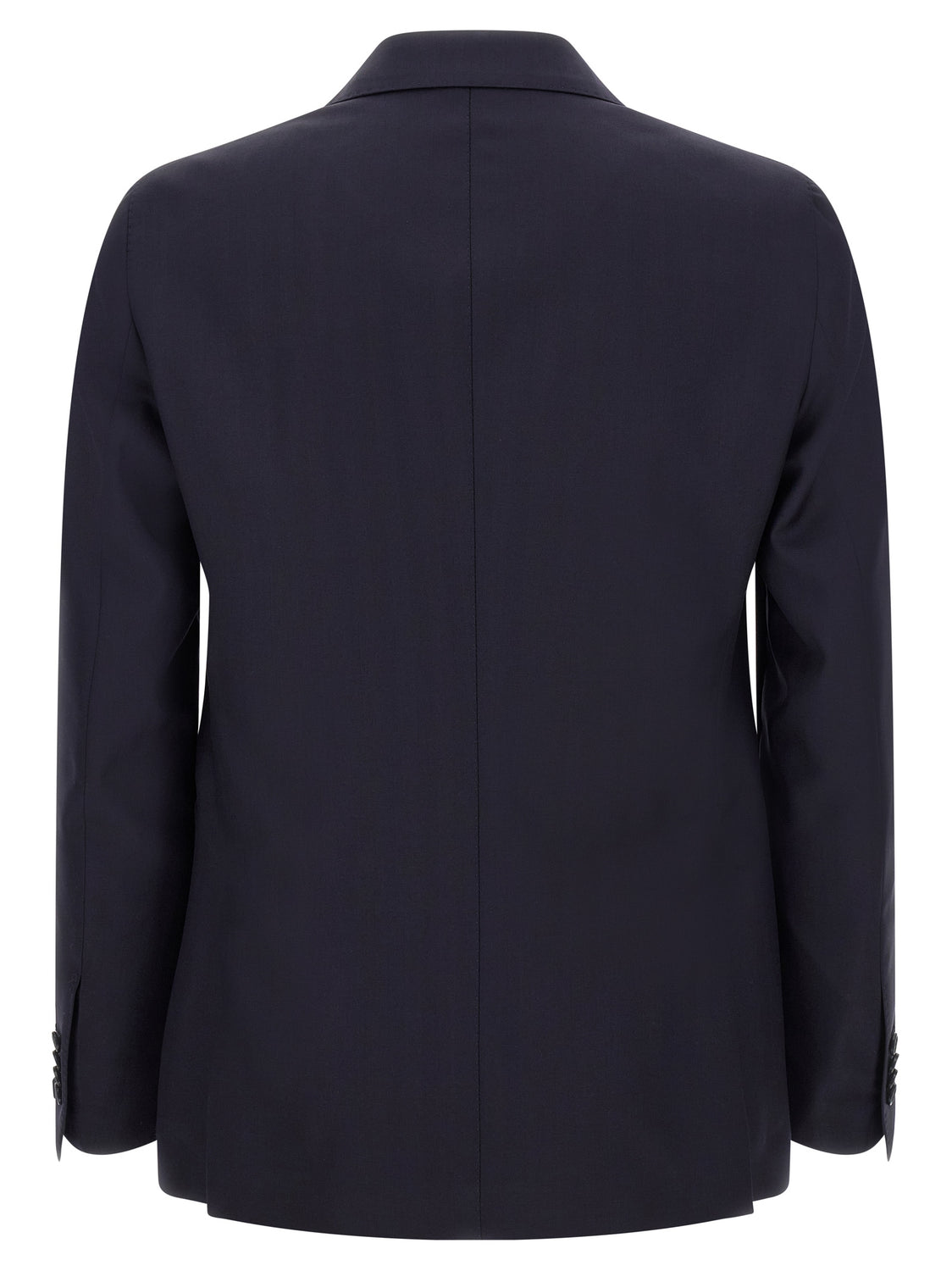 Blue Virgin Wool Two-Piece Suit
