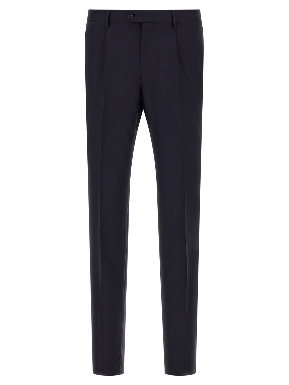 Blue Virgin Wool Two-Piece Suit