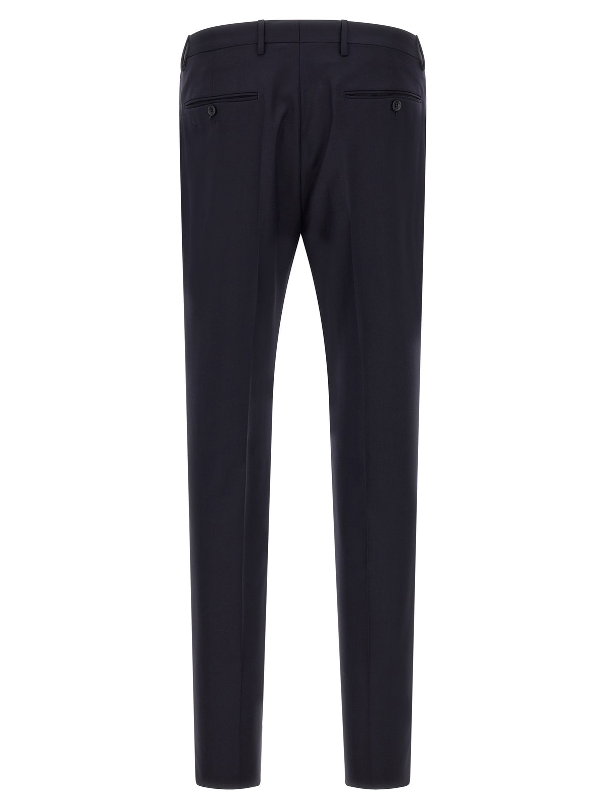 Blue Virgin Wool Two-Piece Suit