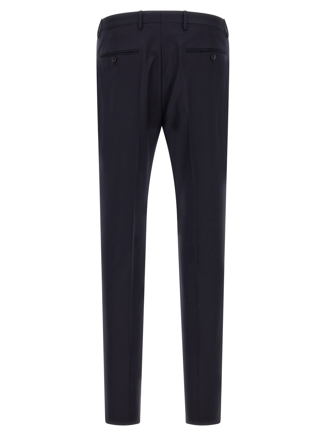 Blue Virgin Wool Two-Piece Suit