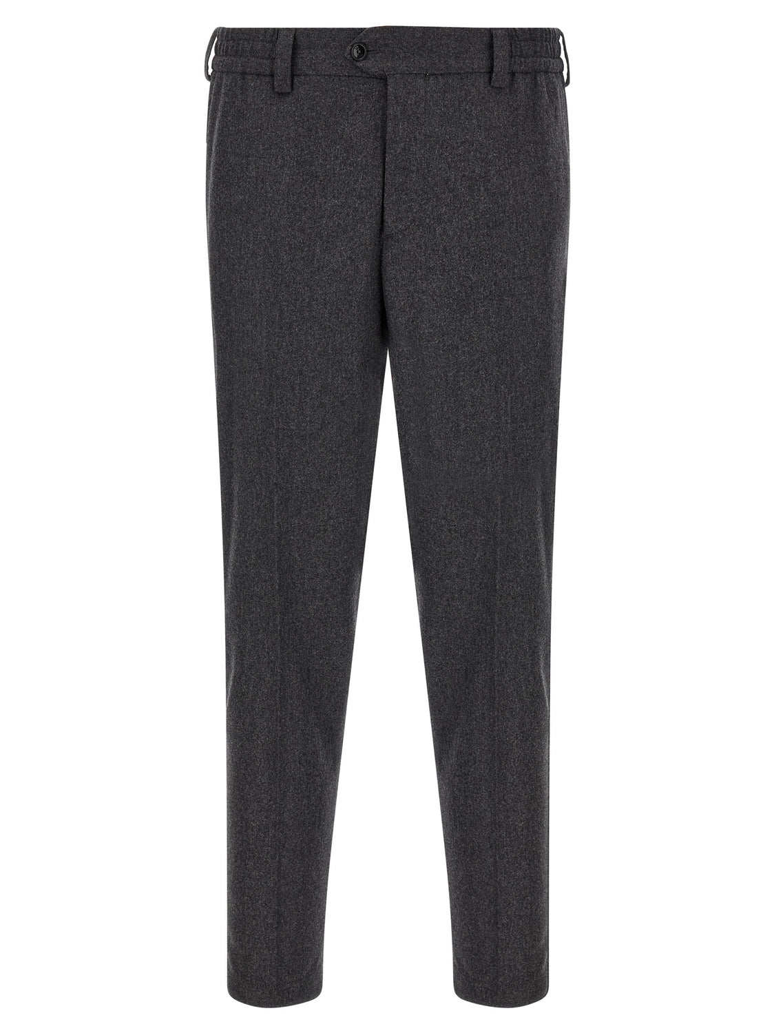 Gray Virgin Wool Dress Pants