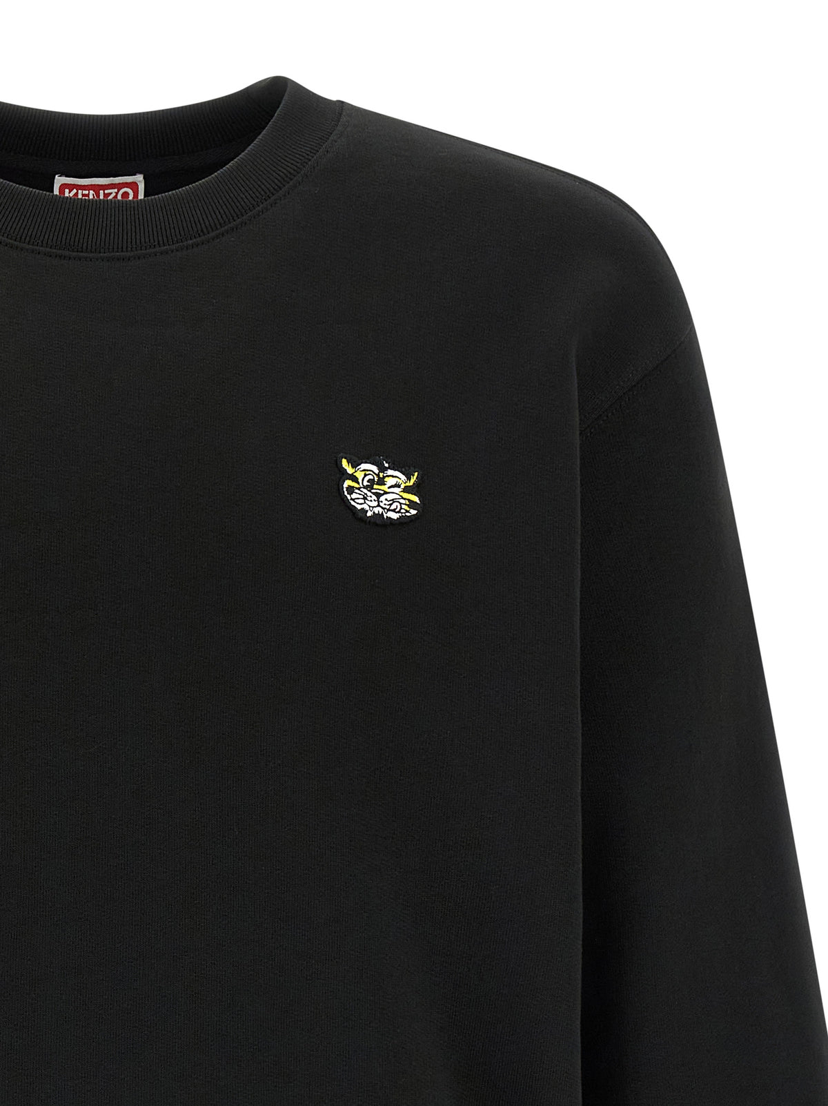 Black Cotton Sweatshirt