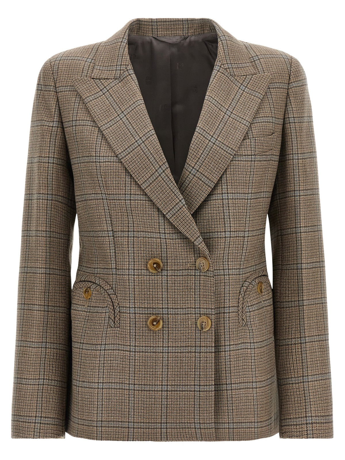 Beige Virgin Wool Blazer