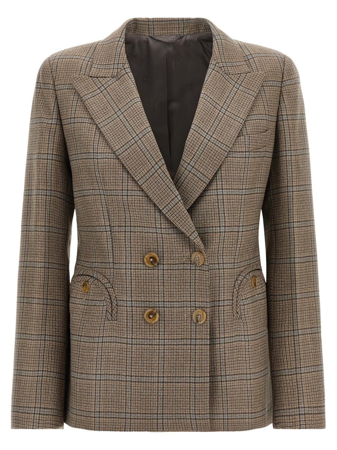 Beige Virgin Wool Blazer