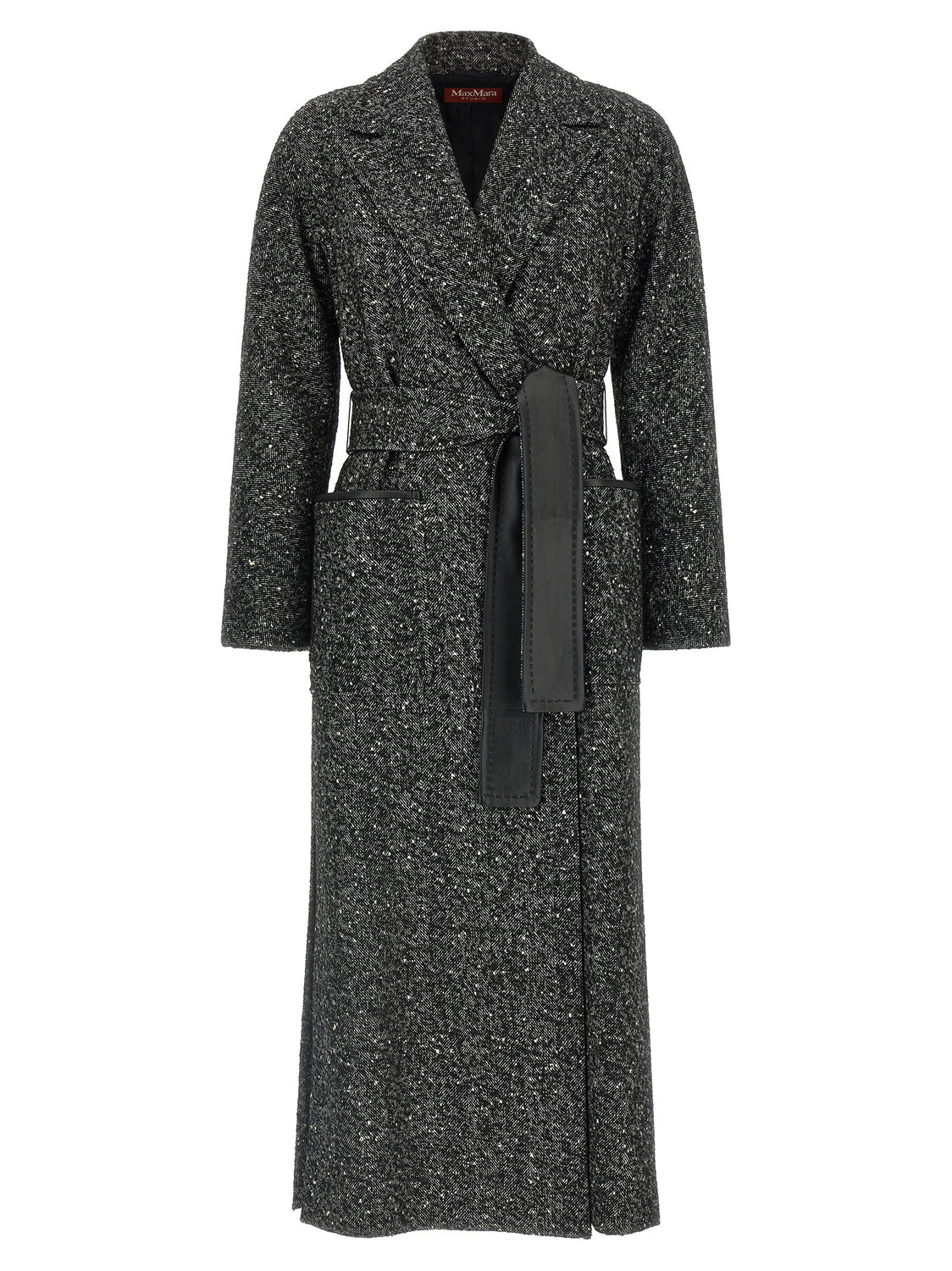 Bicolor Virgin Wool Coat