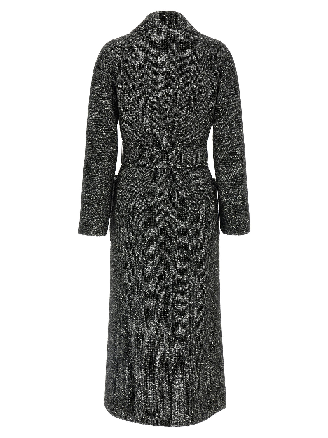 Bicolor Virgin Wool Coat