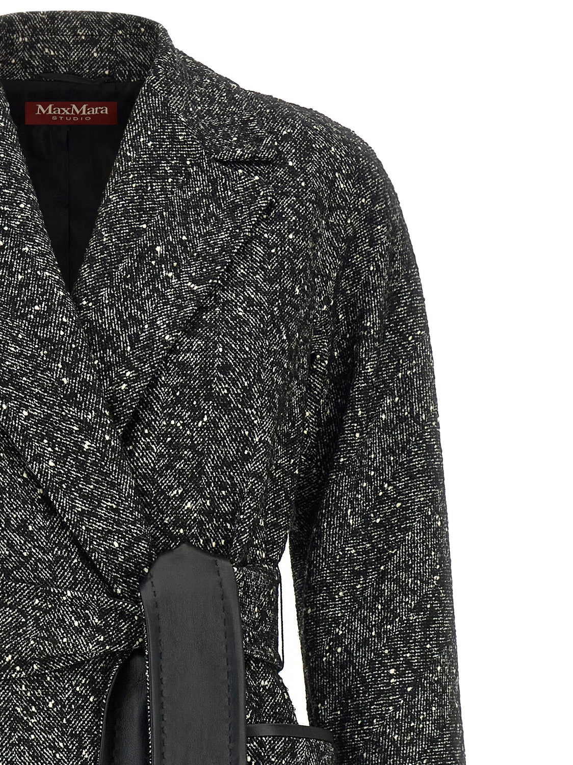 Bicolor Virgin Wool Coat