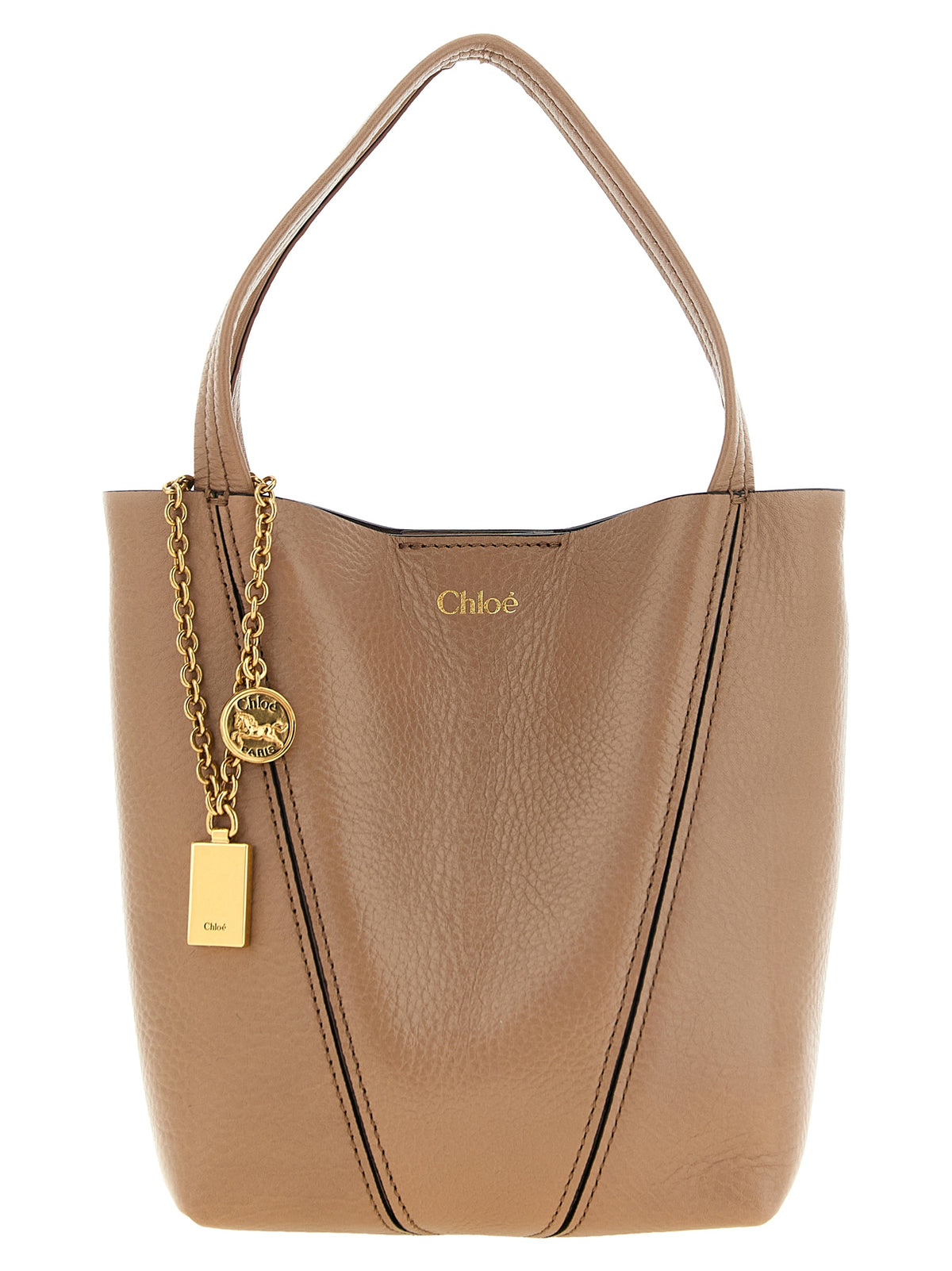 Multicolor Cowhide Tote Bag