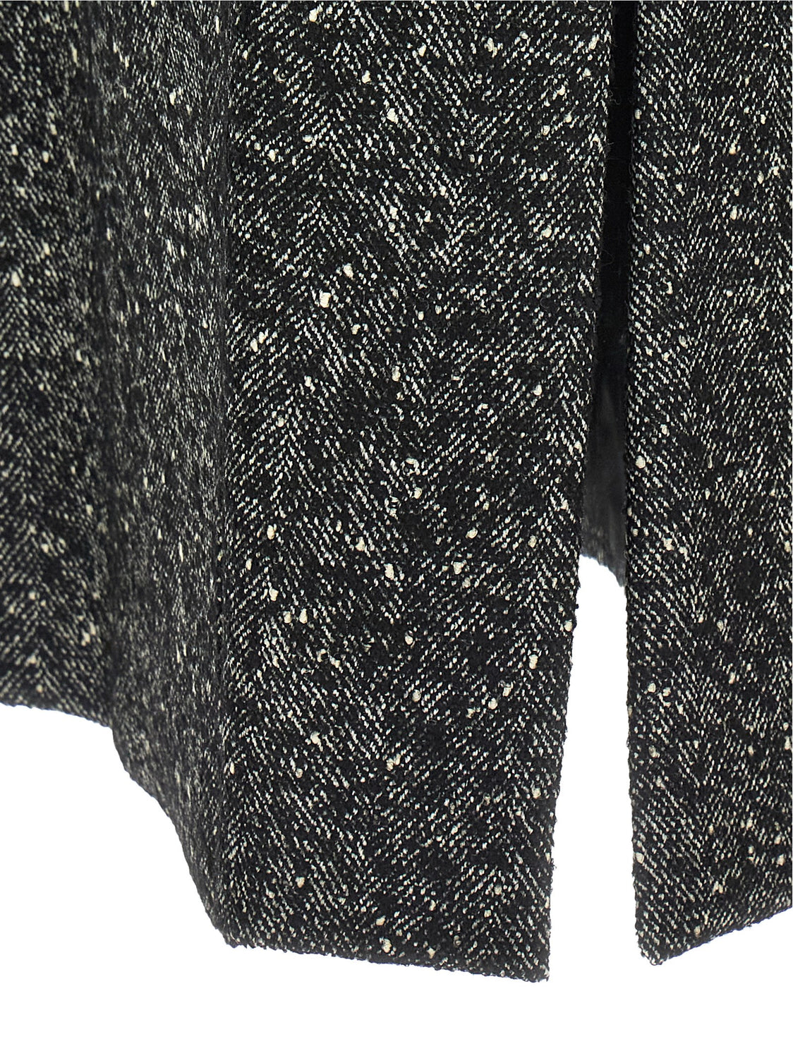 Bicolor Virgin Wool Coat