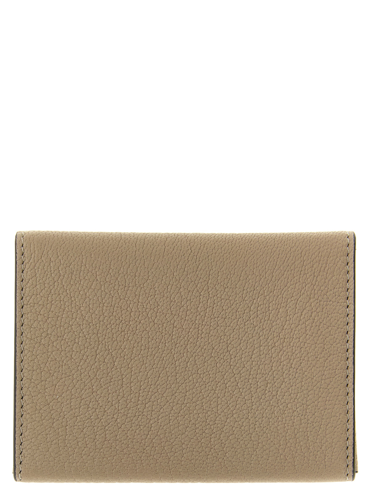 Beige Goatskin Cardholder