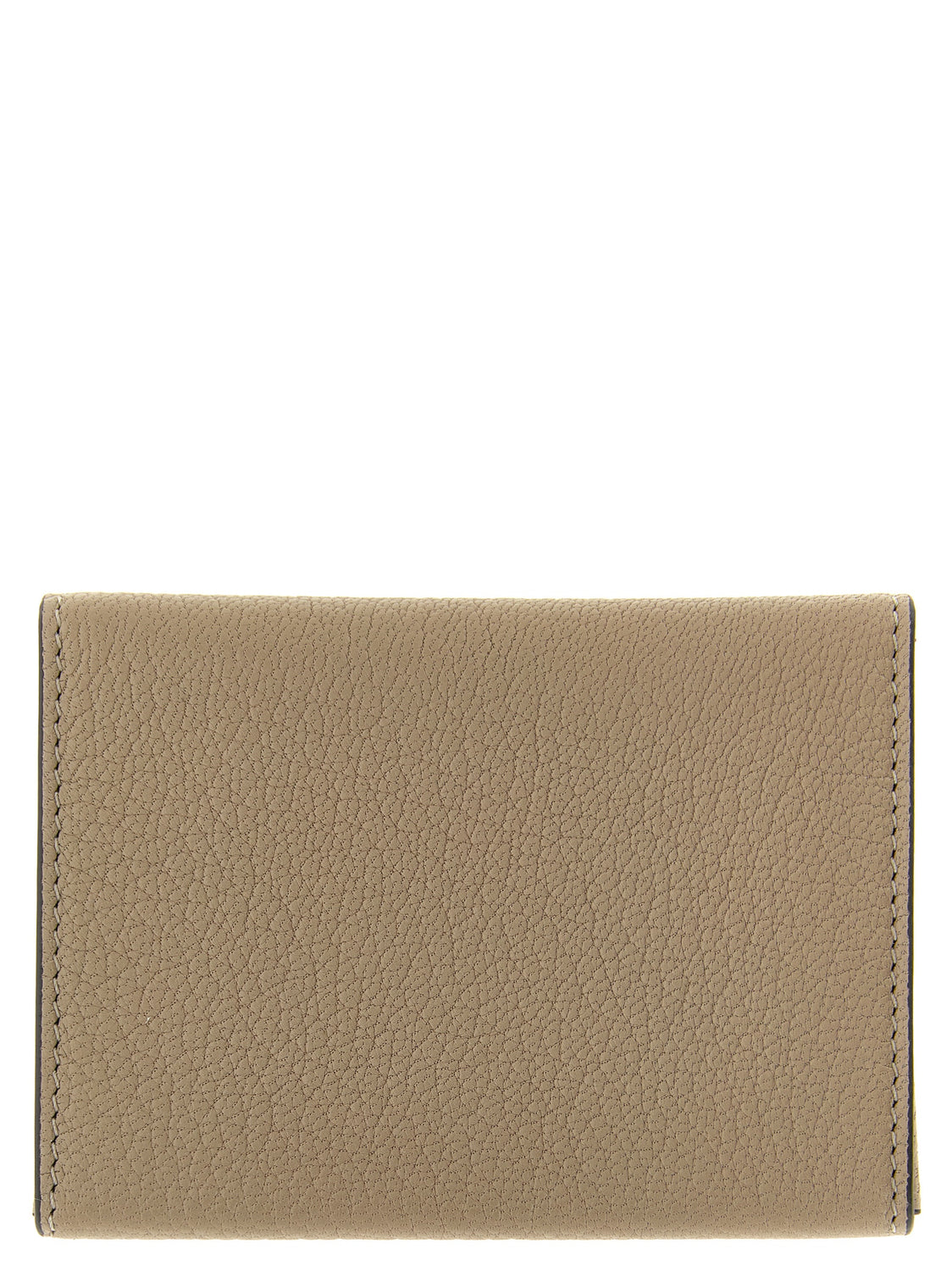 Beige Goatskin Cardholder