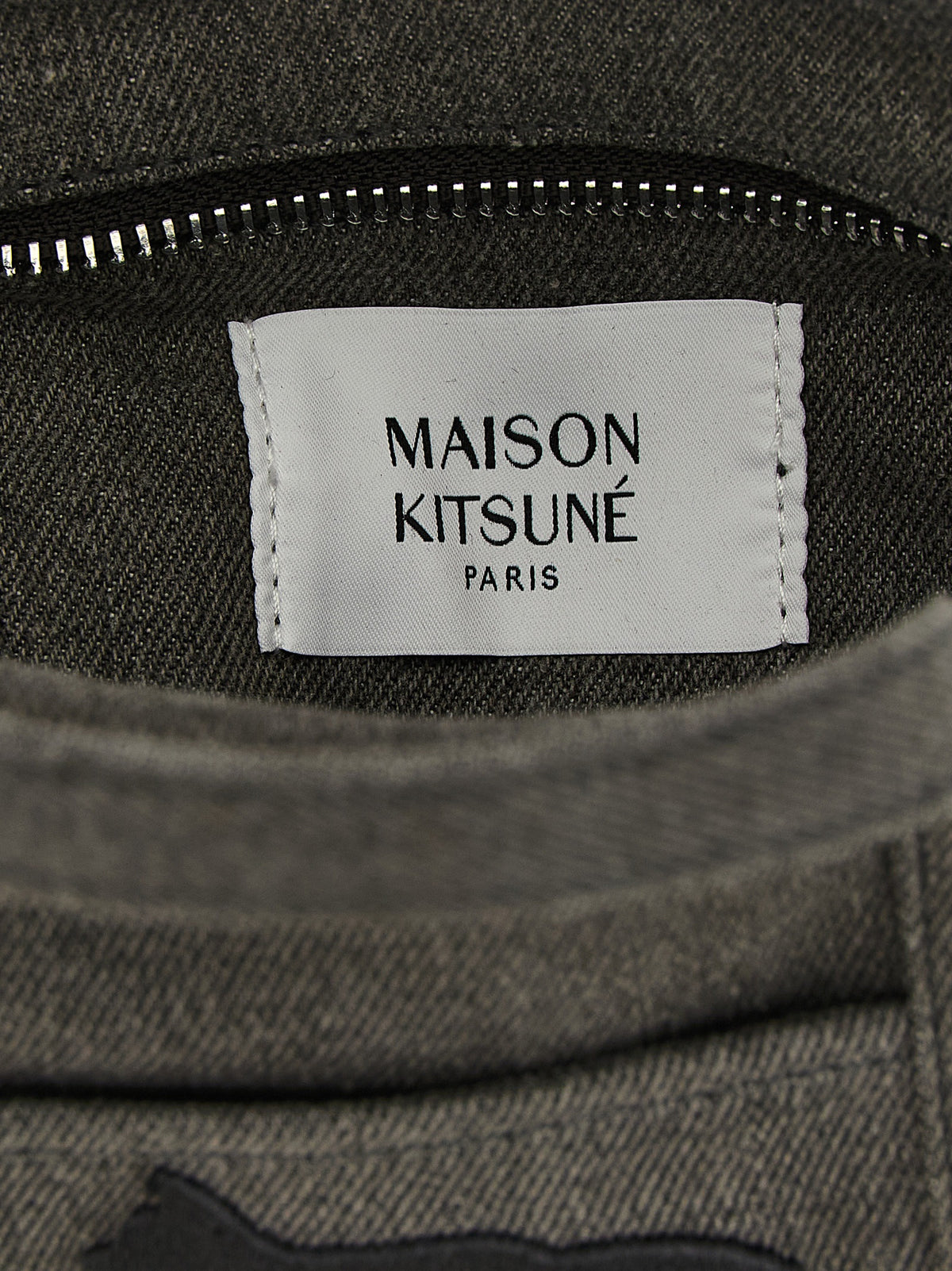 Gray Cotton Tote Bag