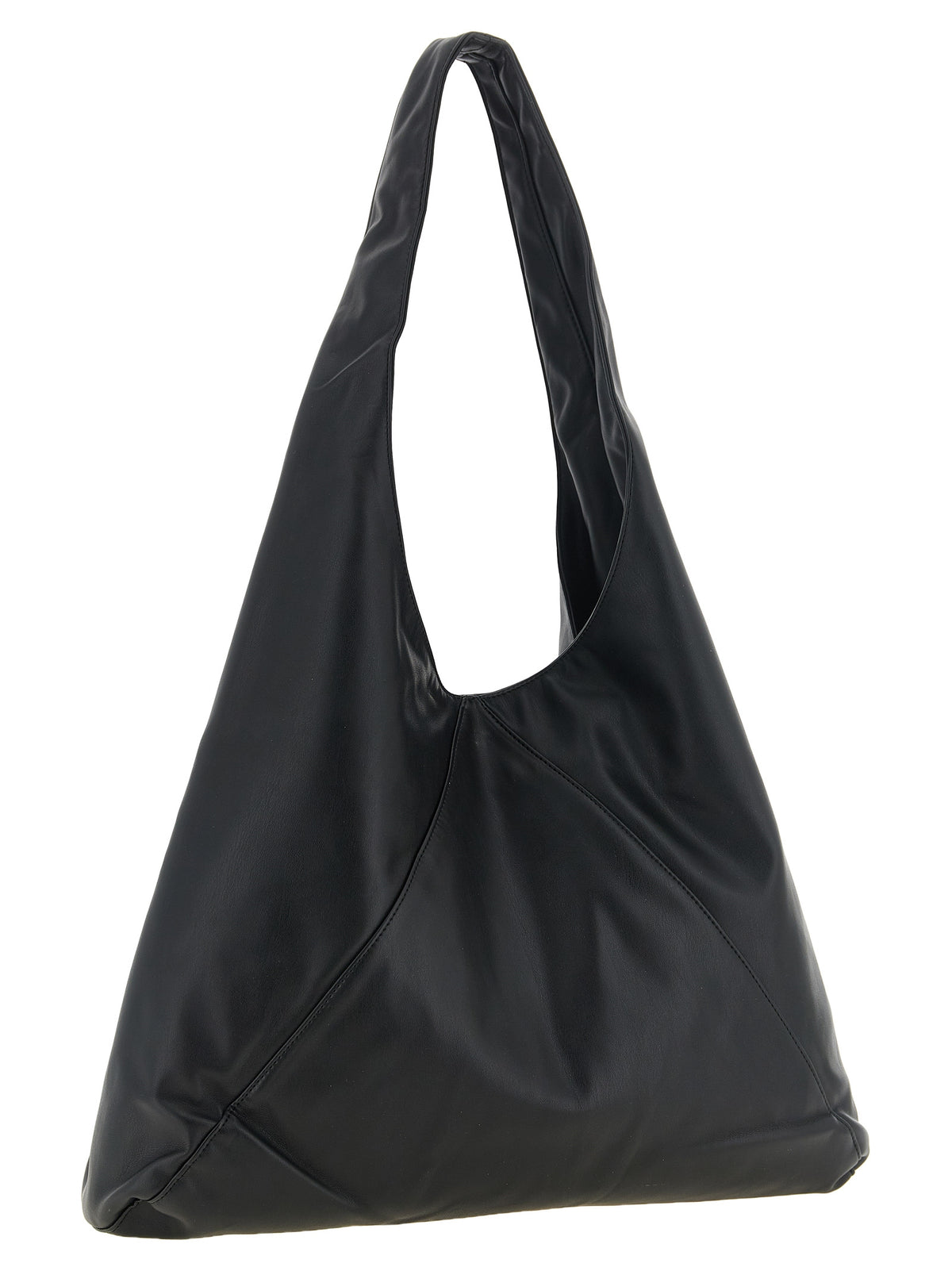 Black Polyethylene Shoulder Bag