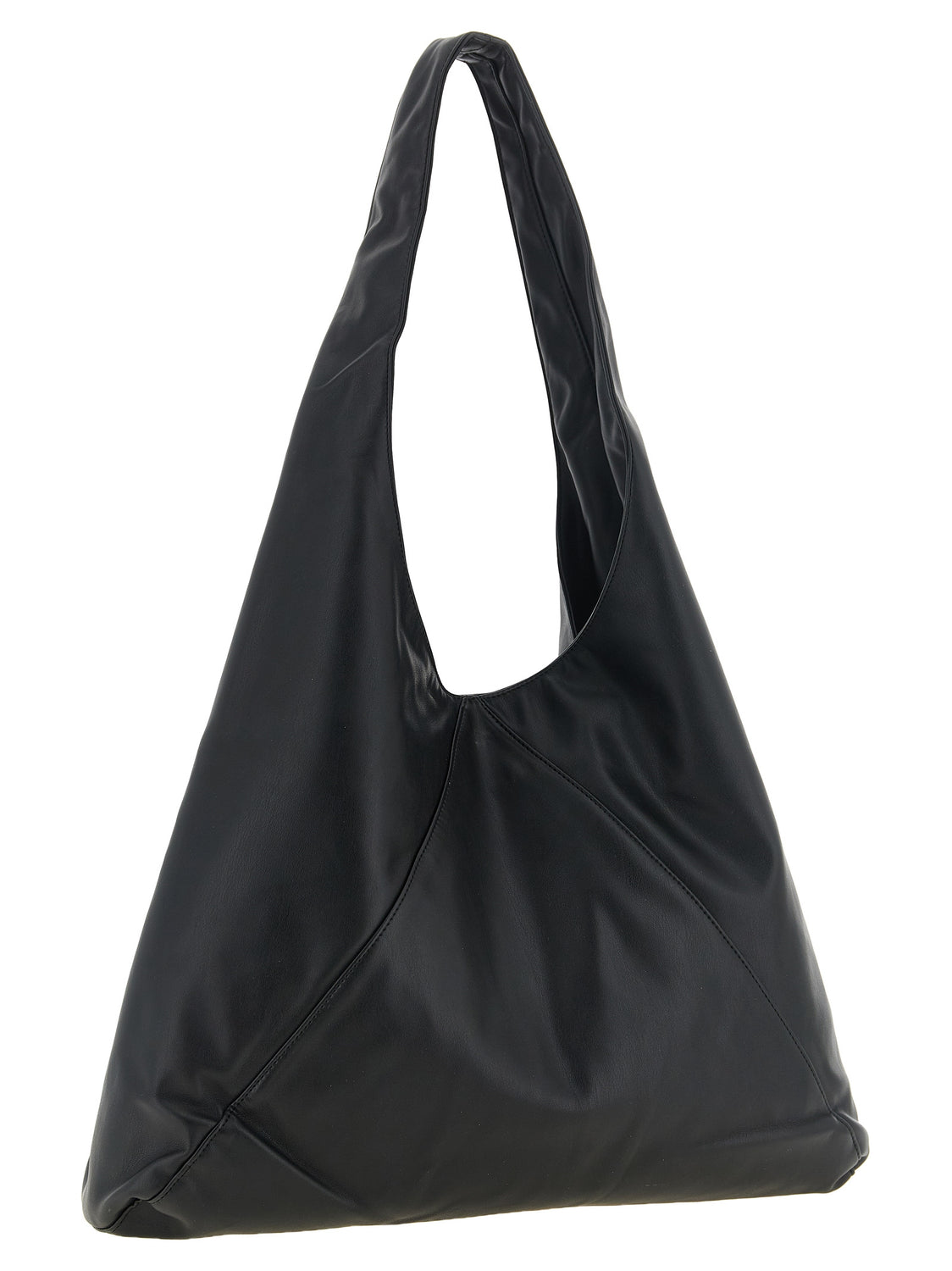 Black Polyethylene Shoulder Bag