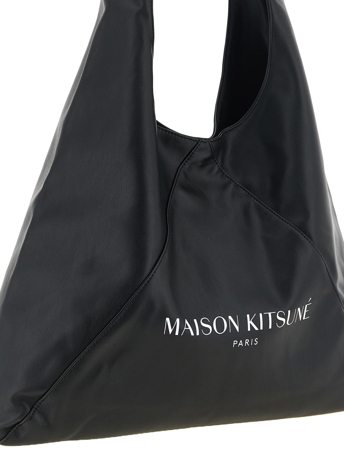 Black Polyethylene Shoulder Bag