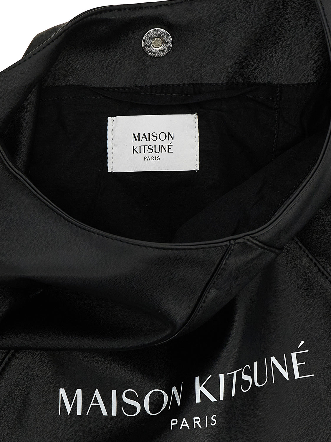 Black Polyethylene Shoulder Bag