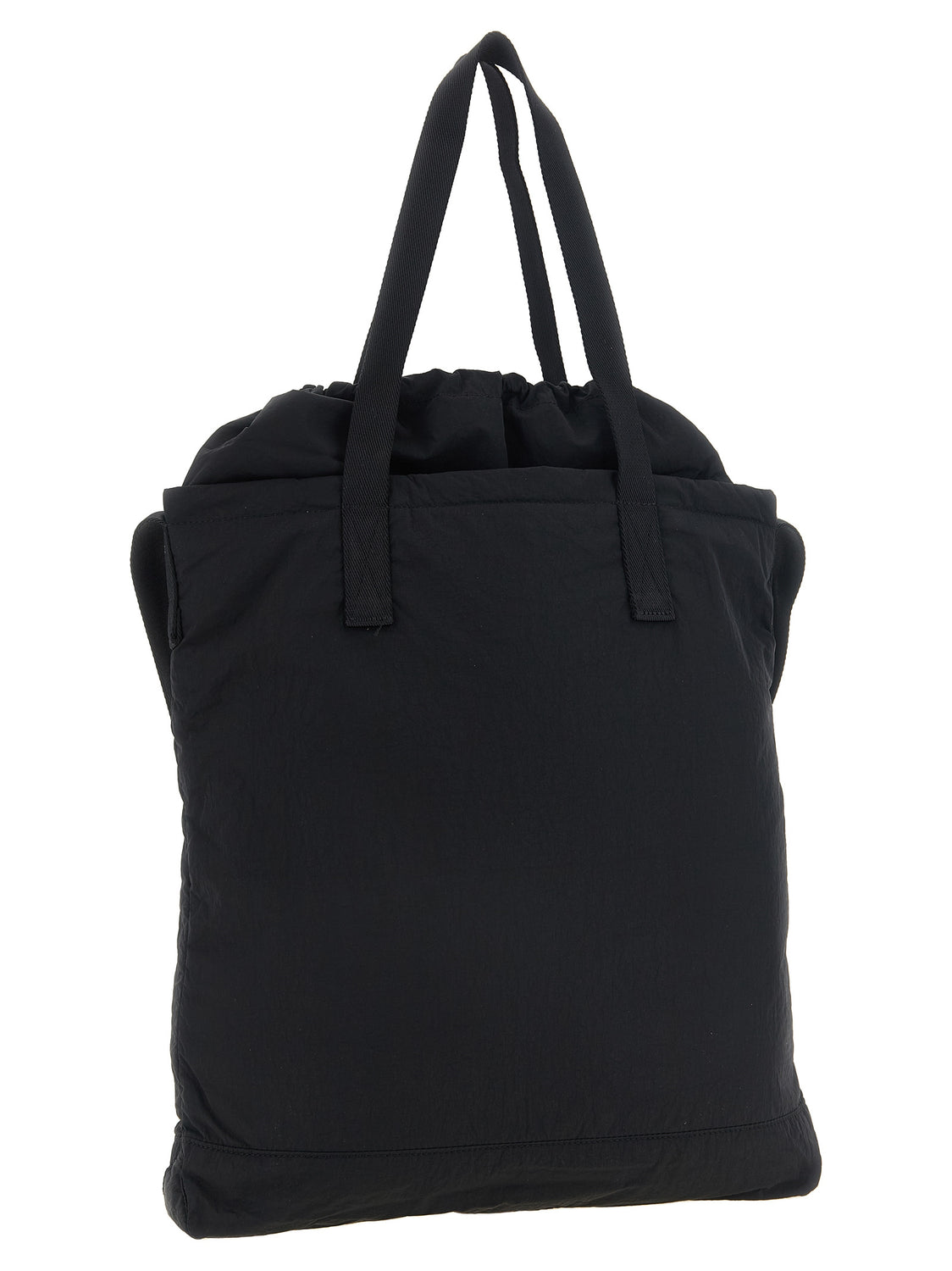 Black Nylon Tote Bag