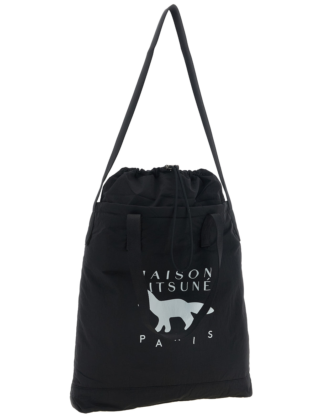 Black Nylon Tote Bag
