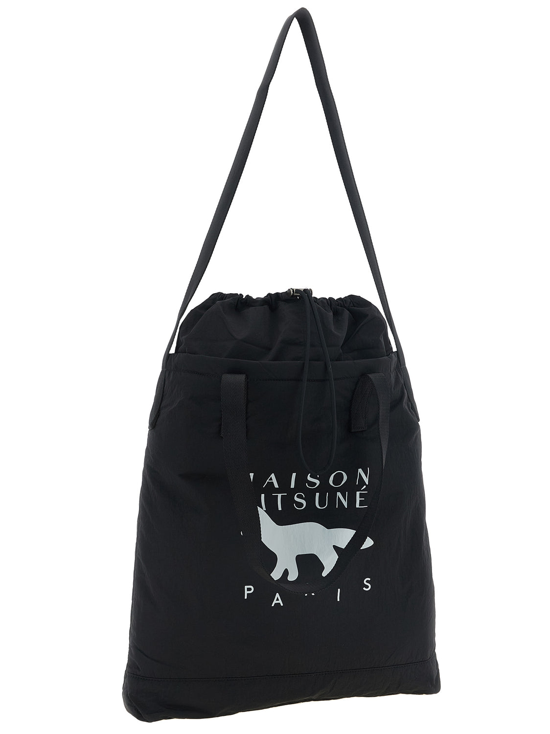 Black Nylon Tote Bag
