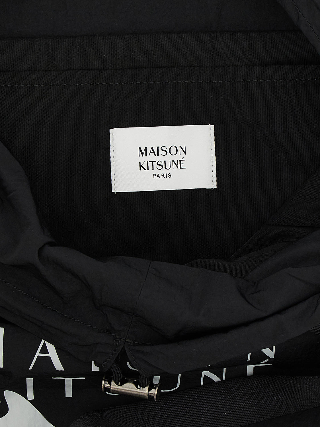 Black Nylon Tote Bag