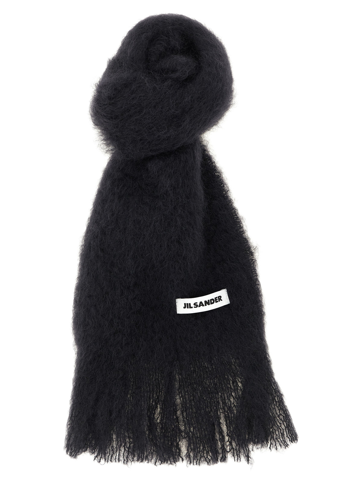 Black Wool Scarf