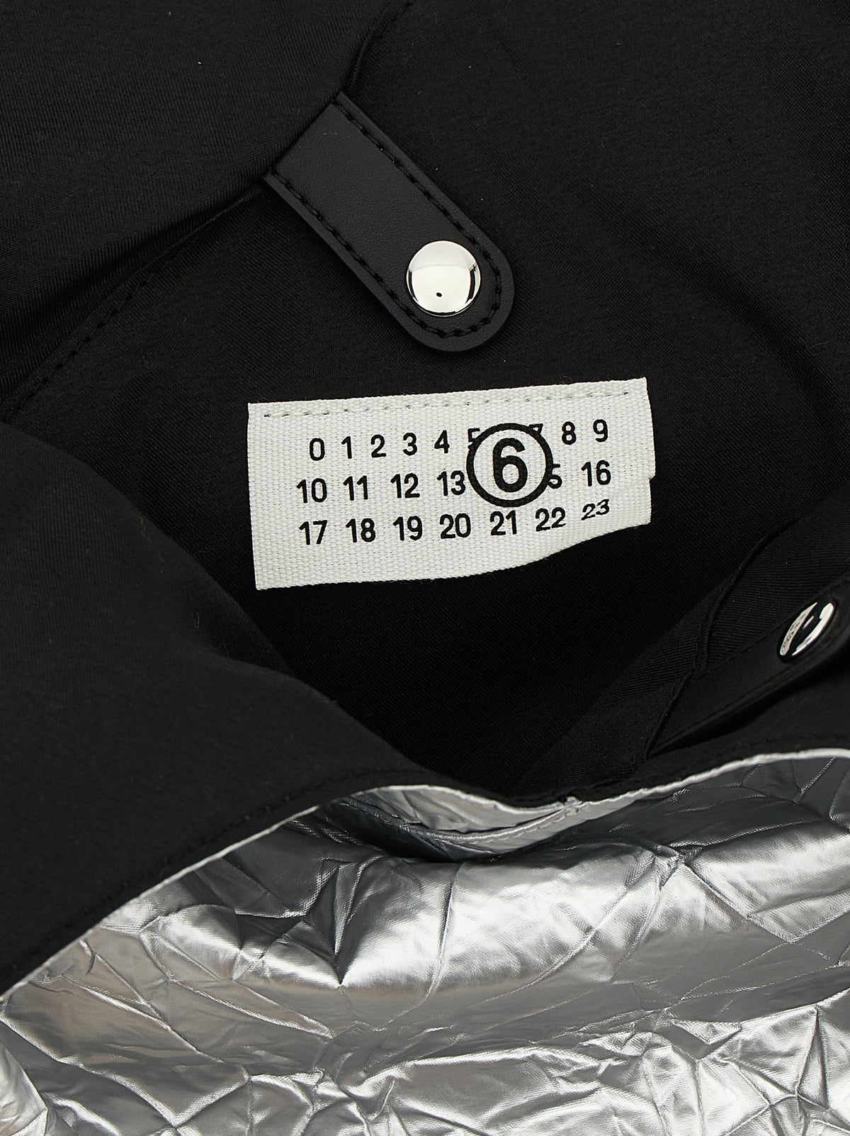 Silver Polyethylene Tote Bag