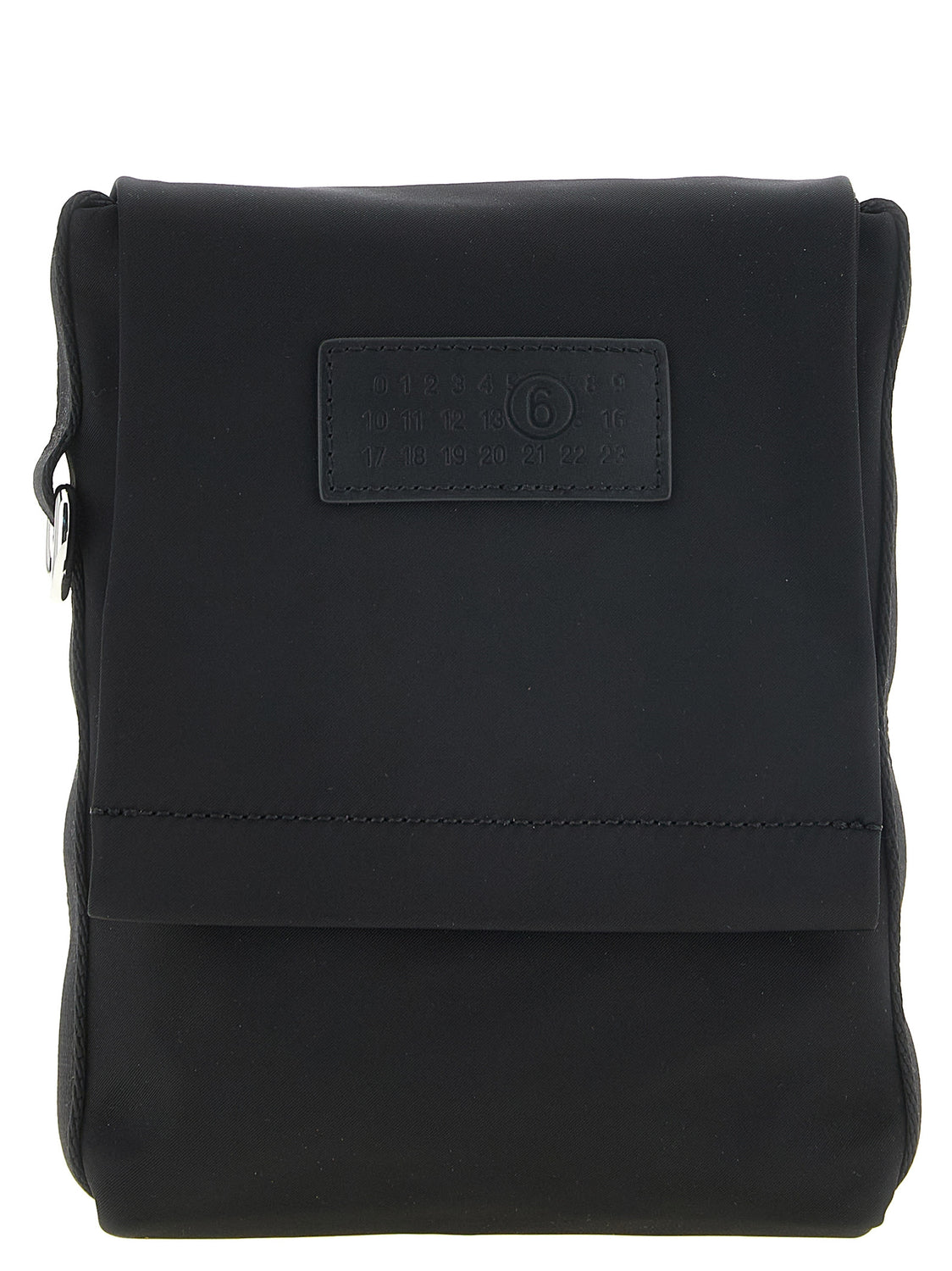 Black Polyamide Crossbody Bag