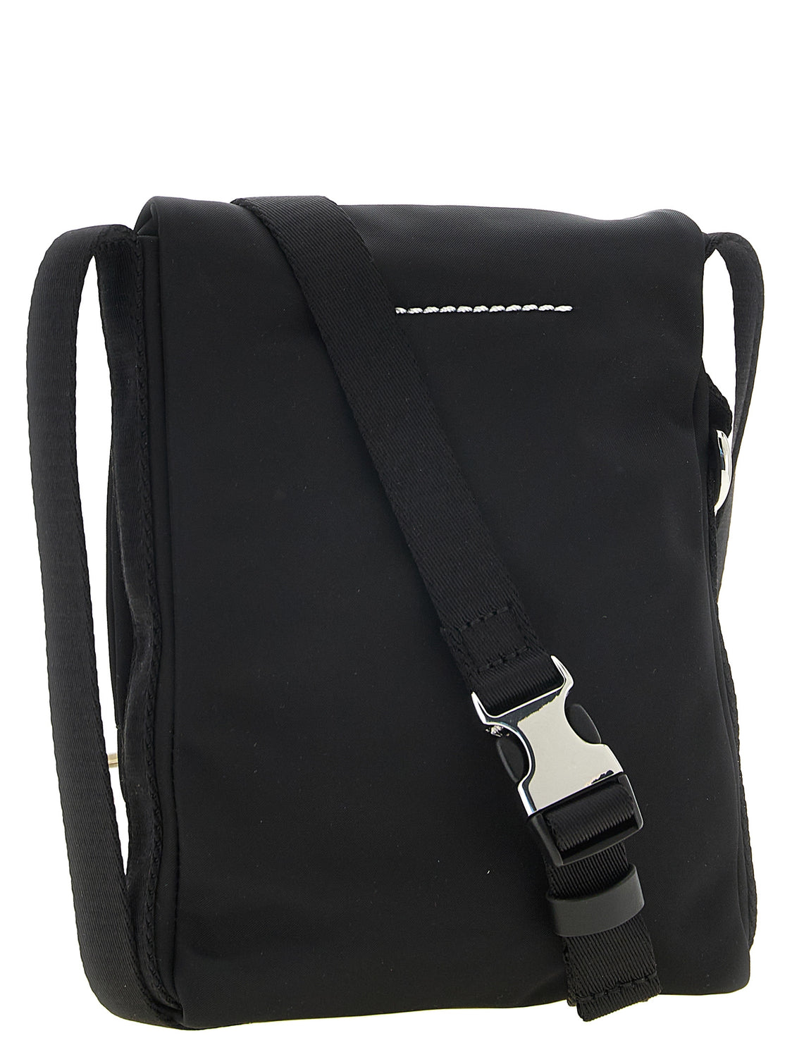 Black Polyamide Crossbody Bag