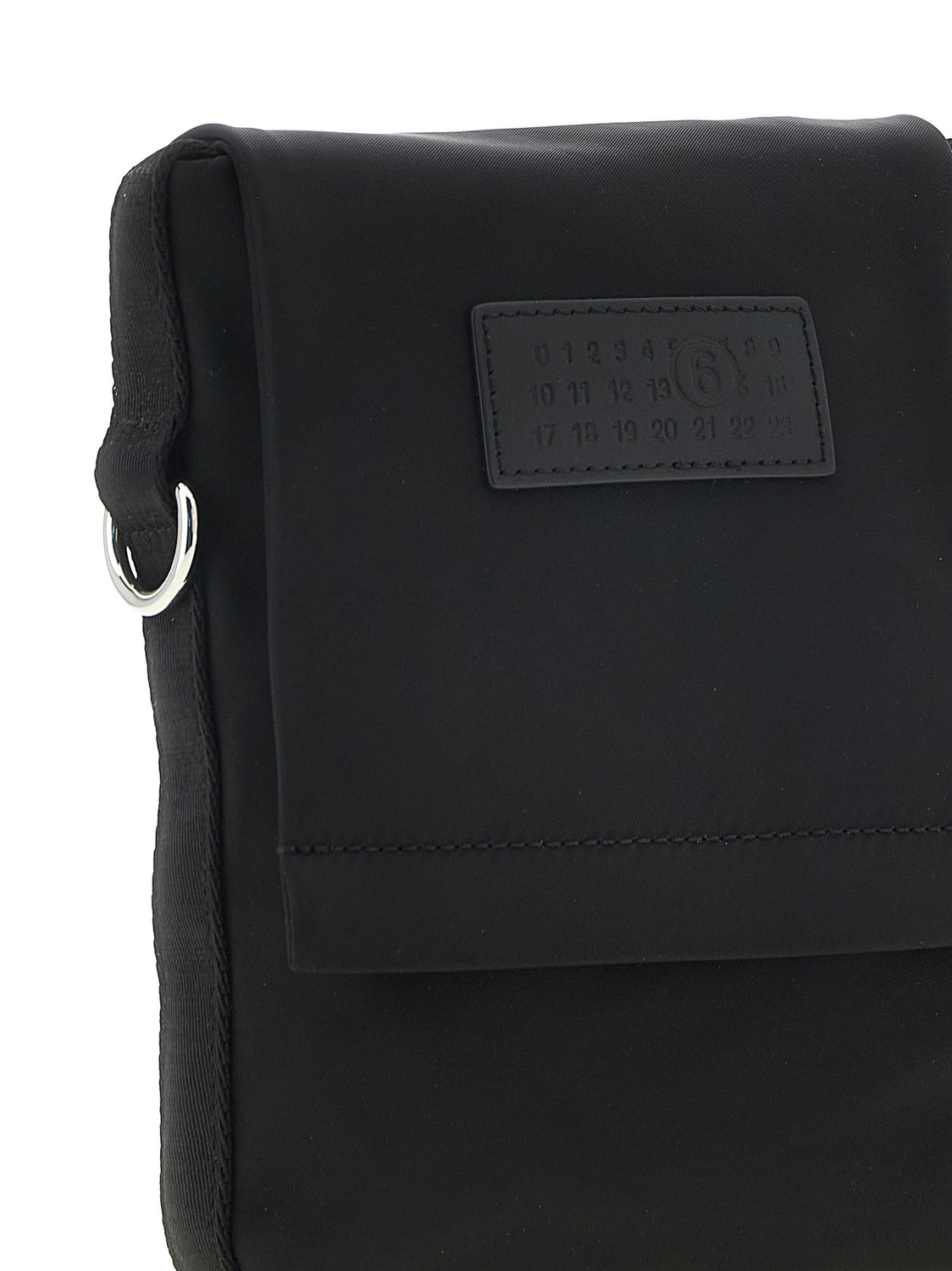 Black Polyamide Crossbody Bag