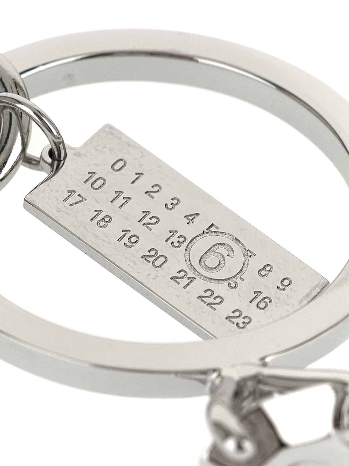 Silver Brass Keychain