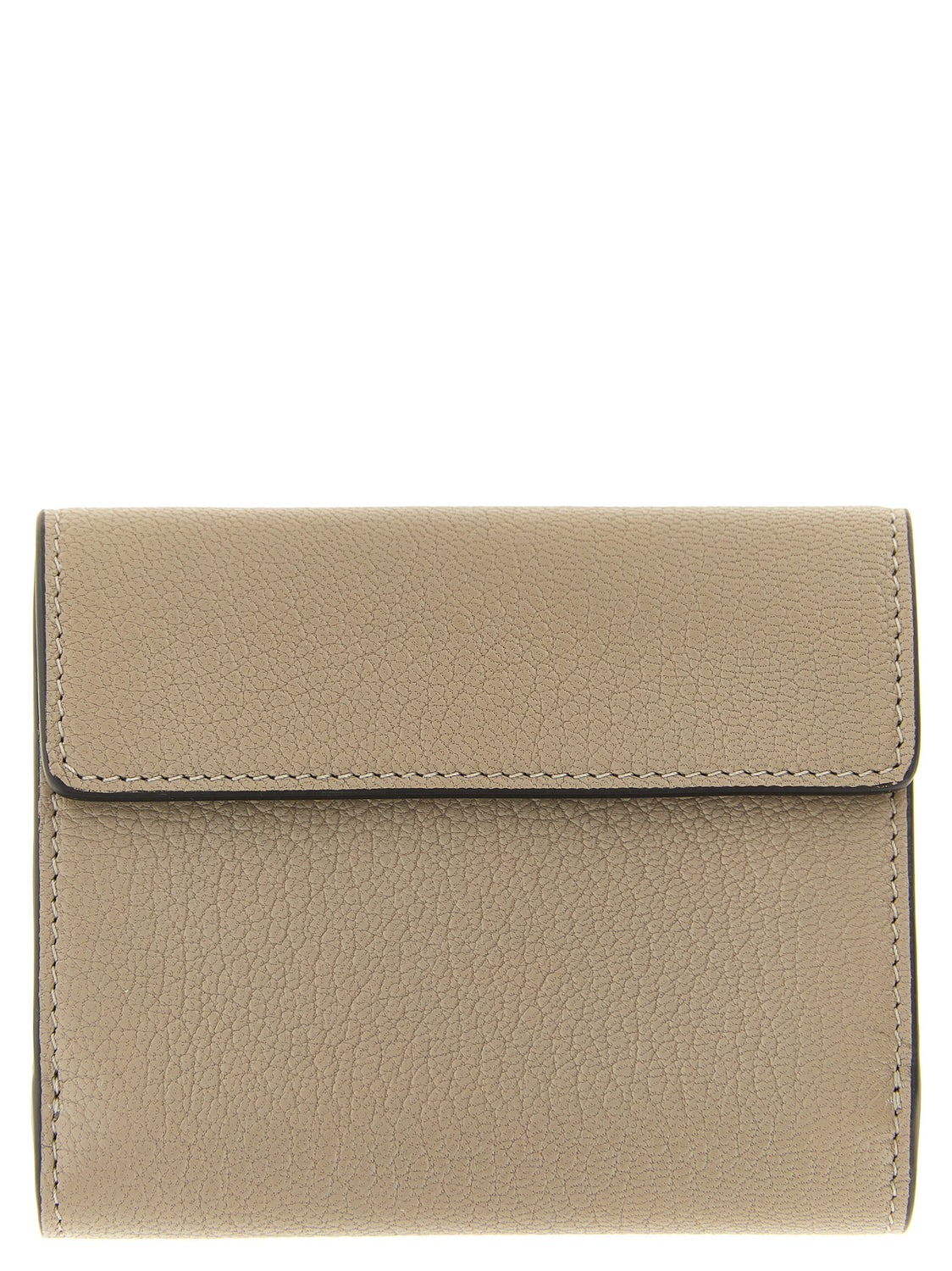 Beige Goatskin Cardholder