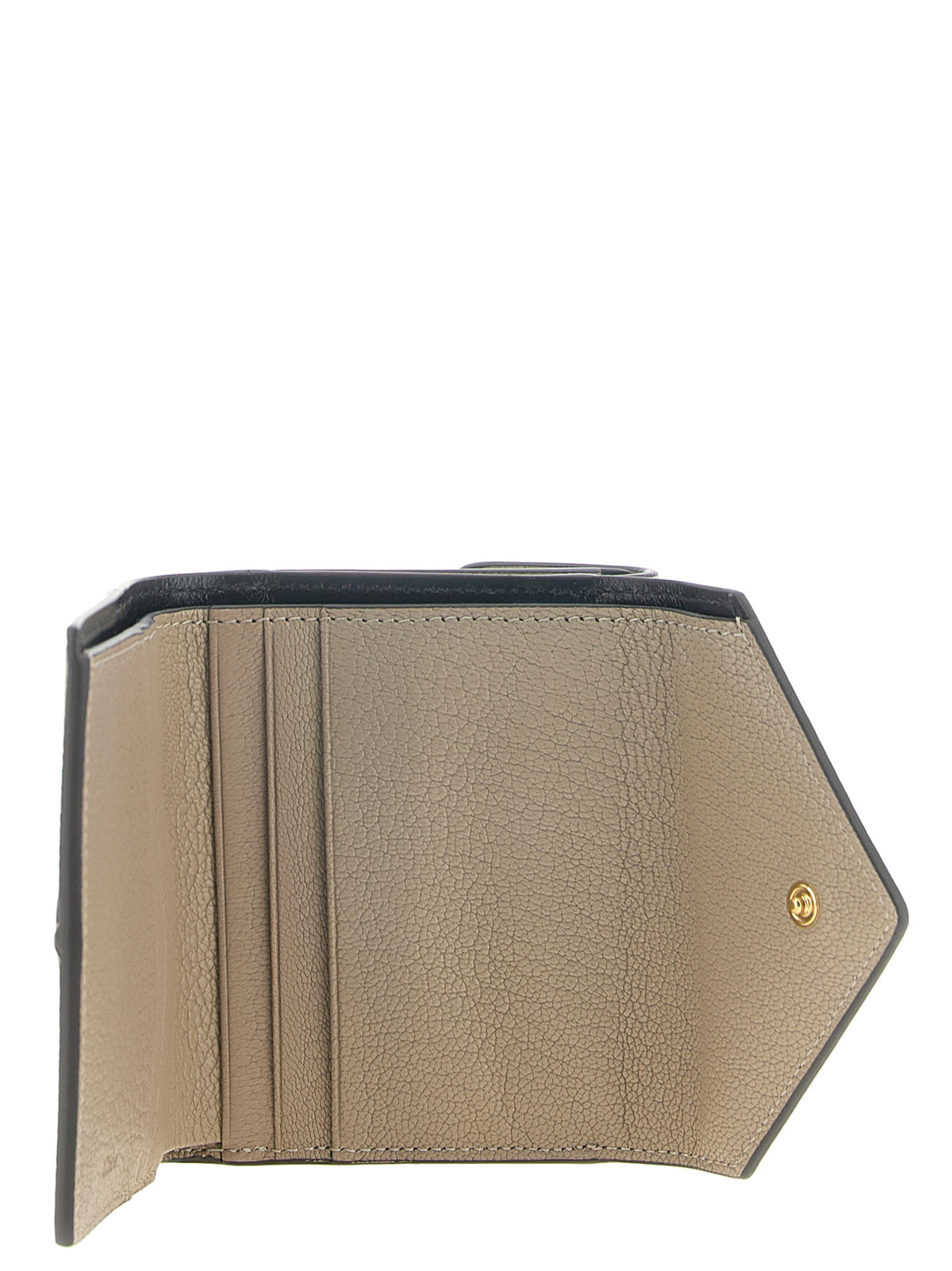 Beige Goatskin Cardholder
