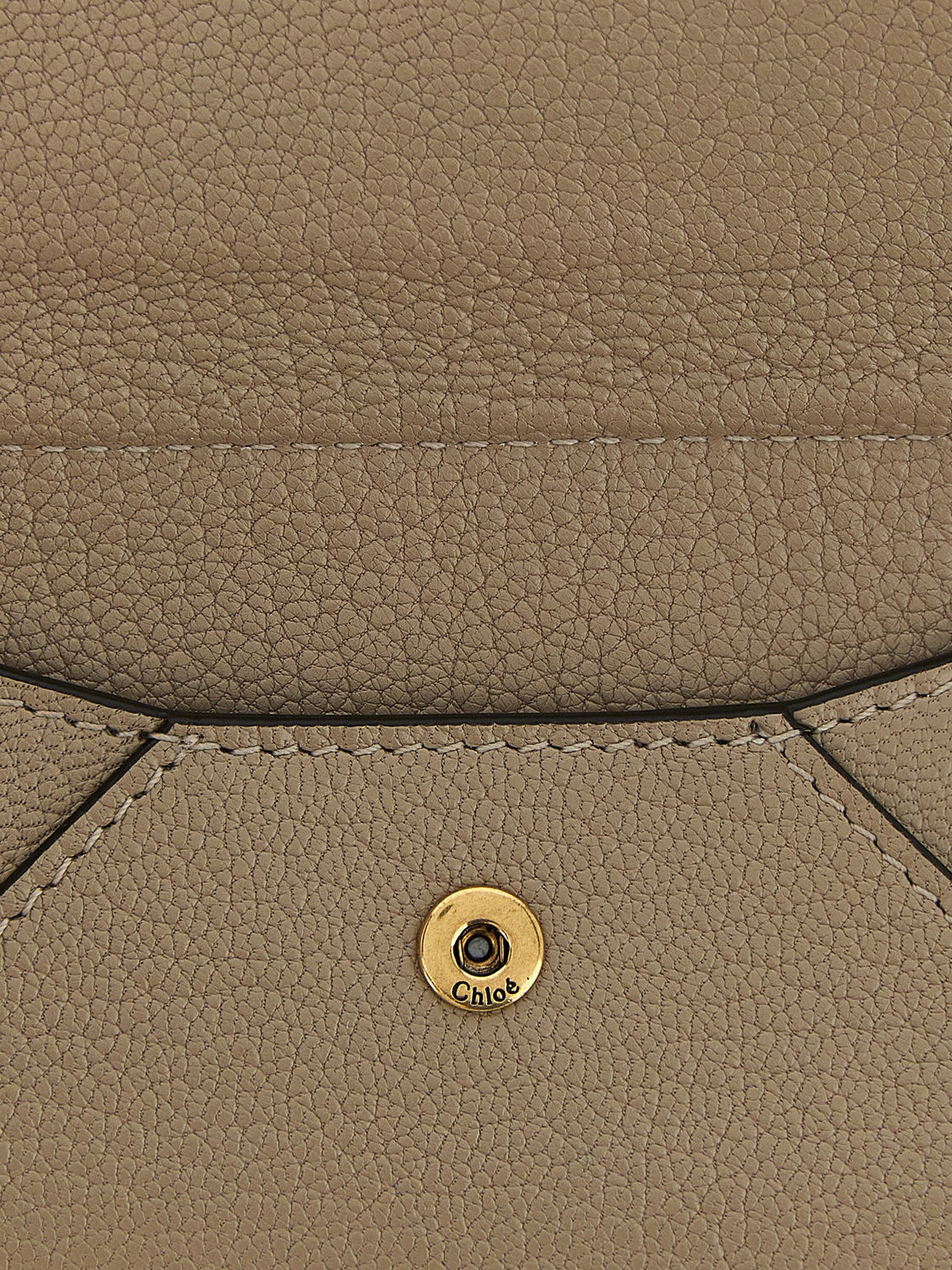 Beige Goatskin Cardholder