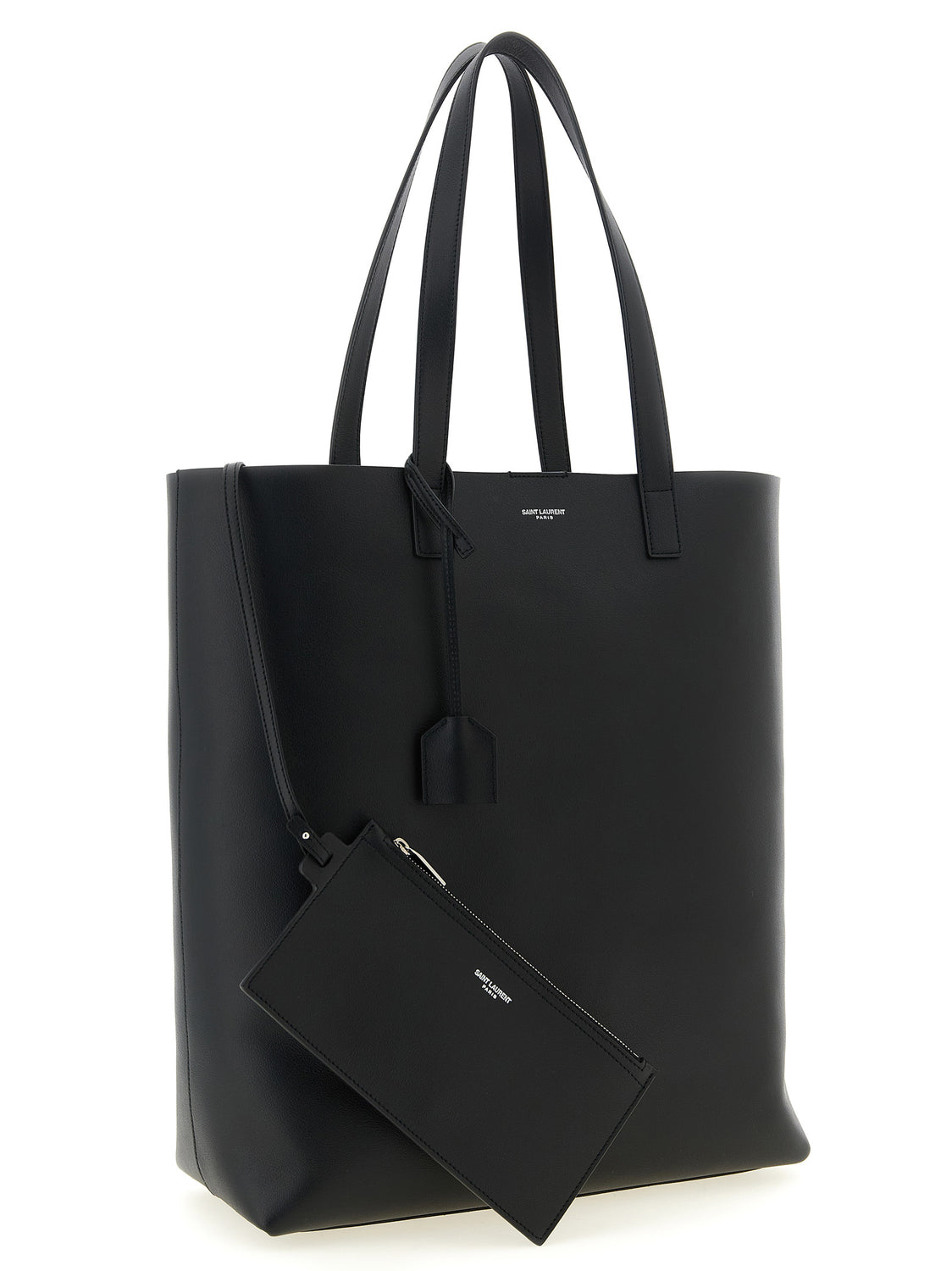 Black Calfskin Tote Bag