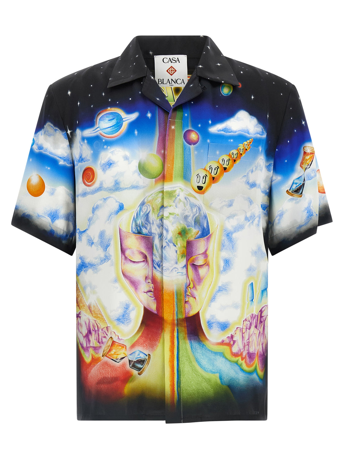 Multicolor Silk Blouse