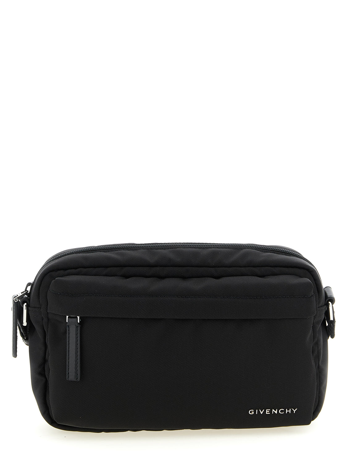 Black Polyamide Crossbody Bag