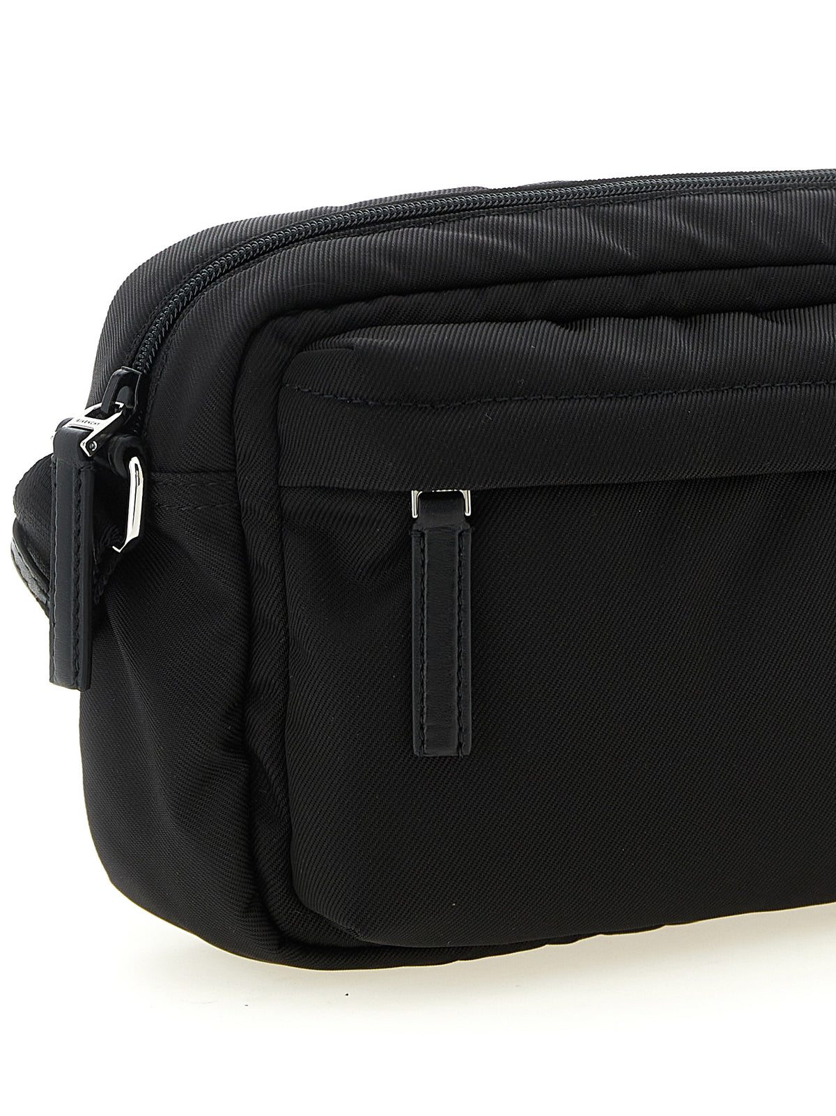 Black Polyamide Crossbody Bag