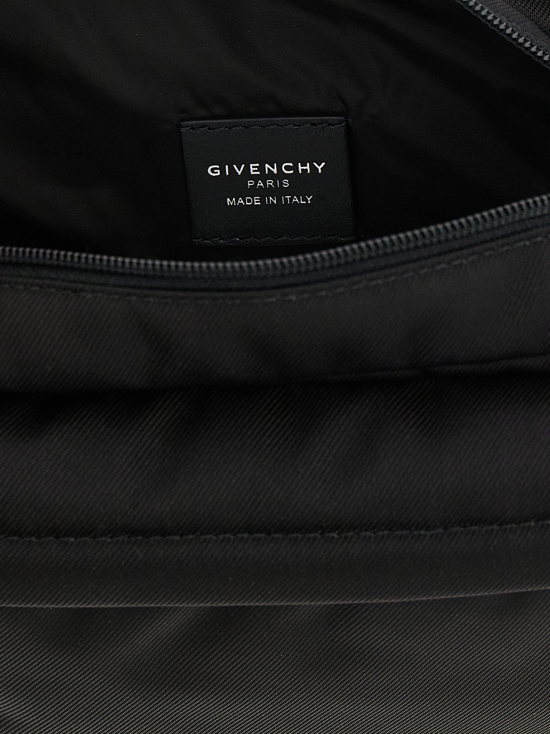 Black Polyamide Crossbody Bag