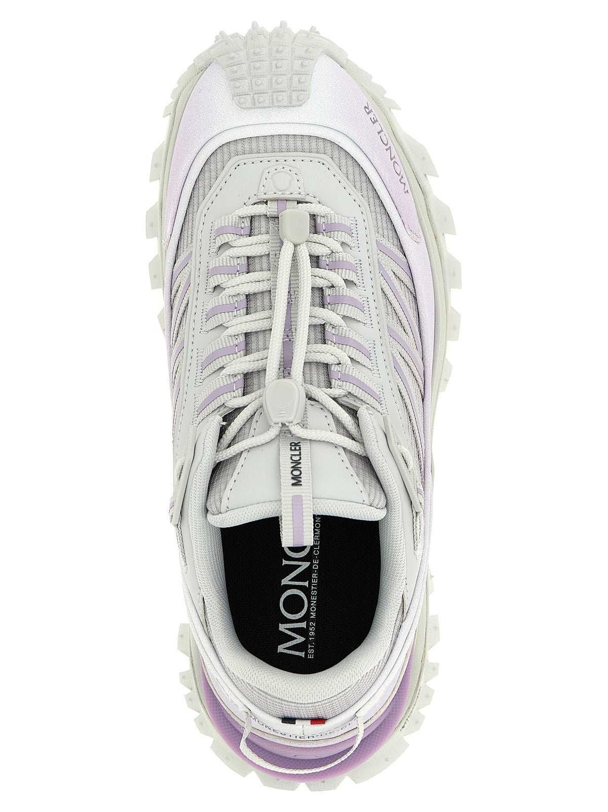 Purple Polyester Athletic Sneakers