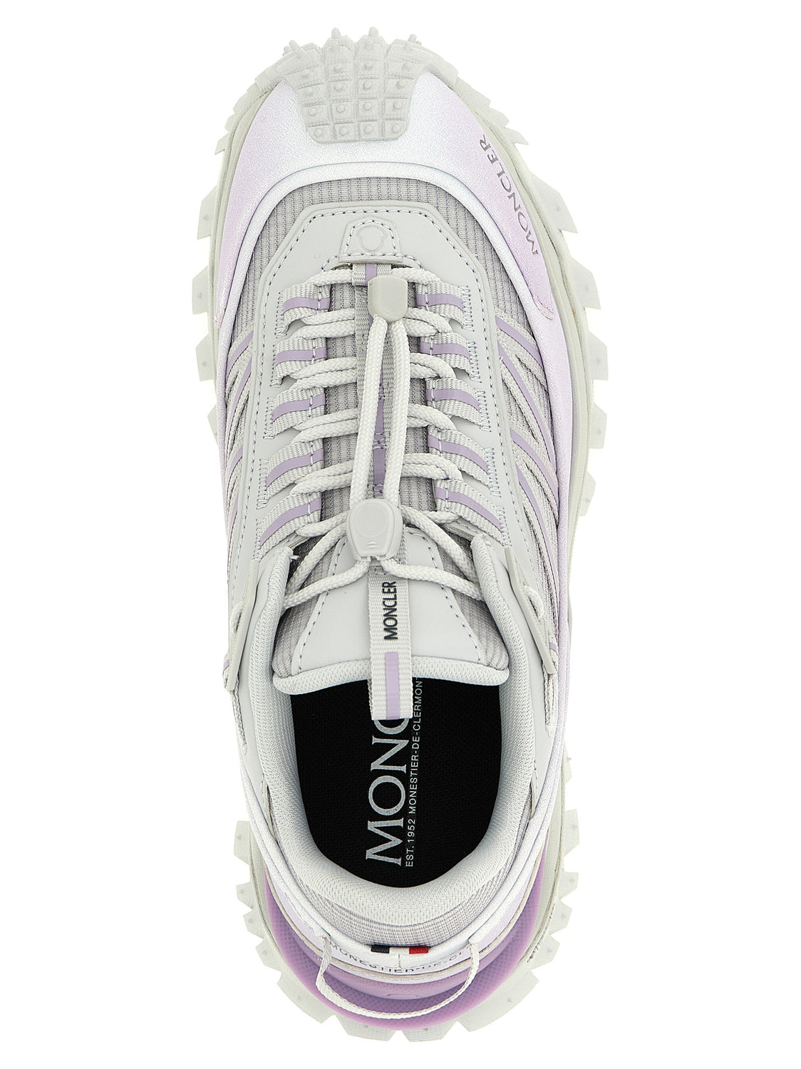 Purple Polyester Athletic Sneakers