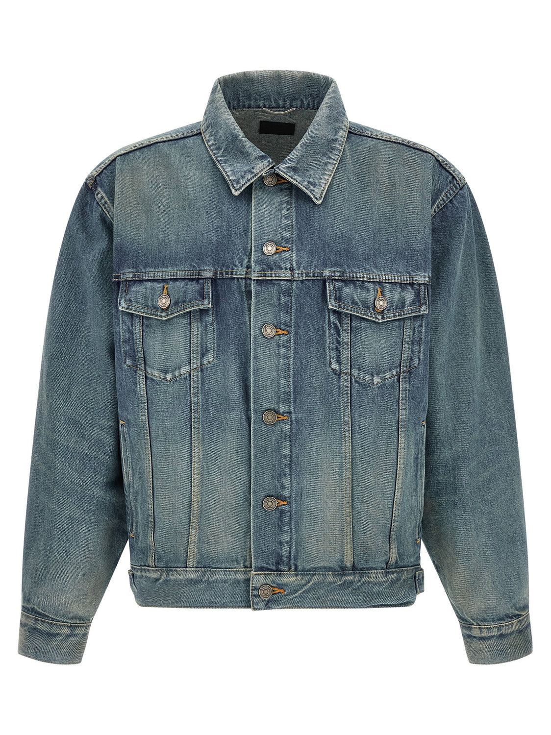 Blue Cotton Denim Jacket