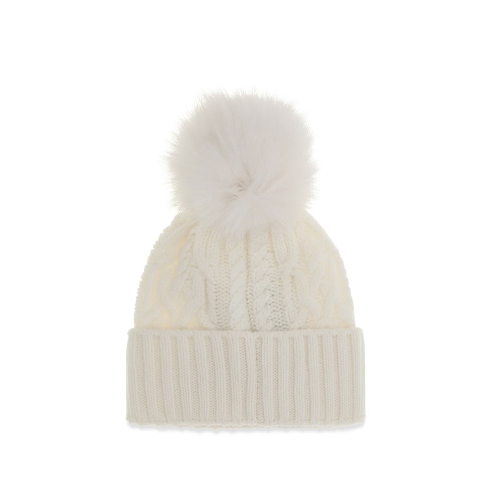 White Wool Oves Aries Beanie