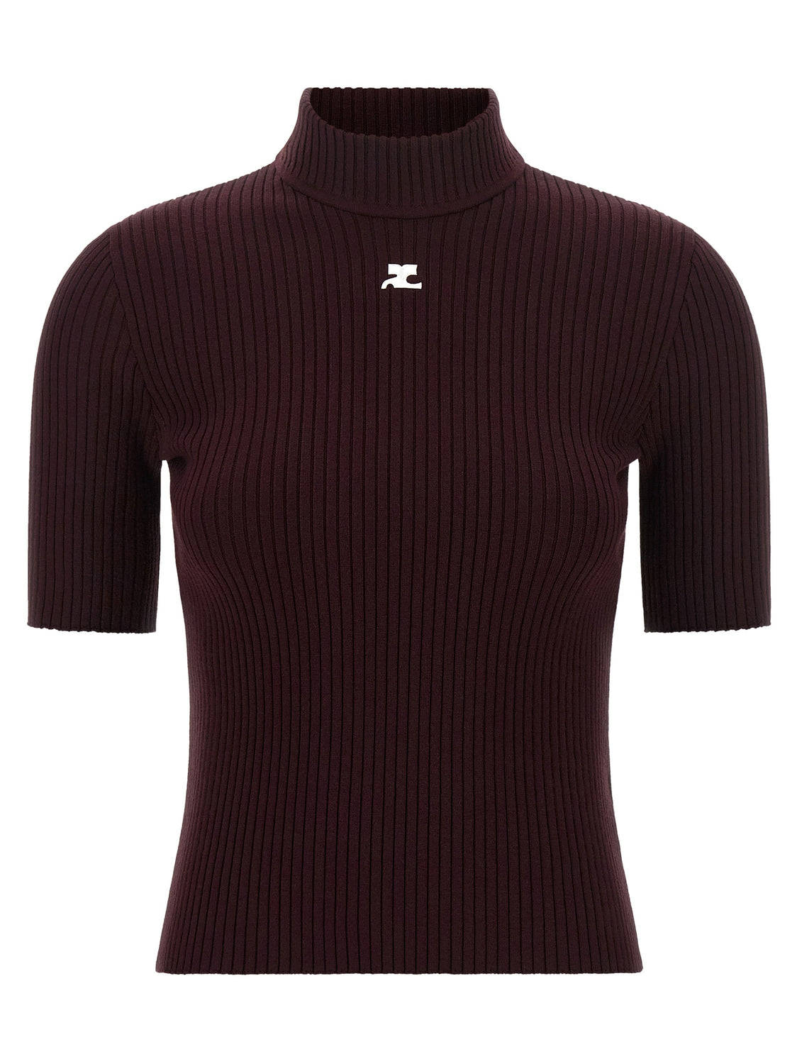 Bordeaux Viscose Sweatshirt
