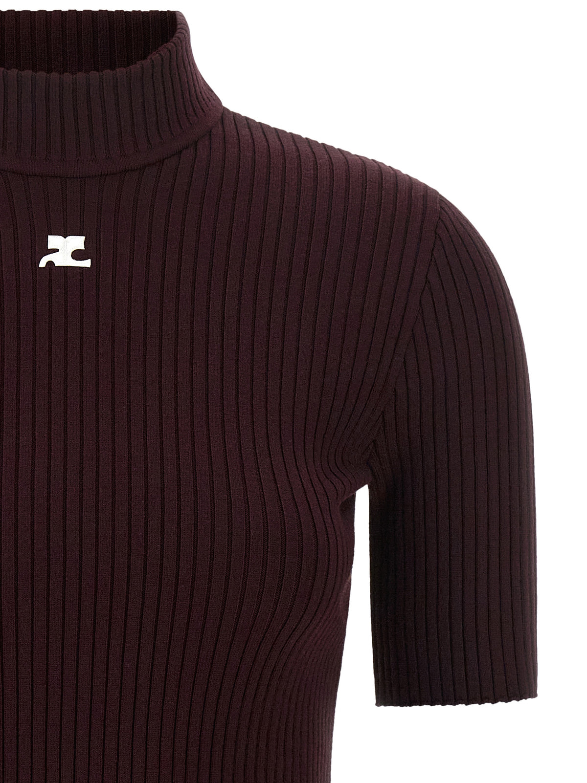 Bordeaux Viscose Sweatshirt