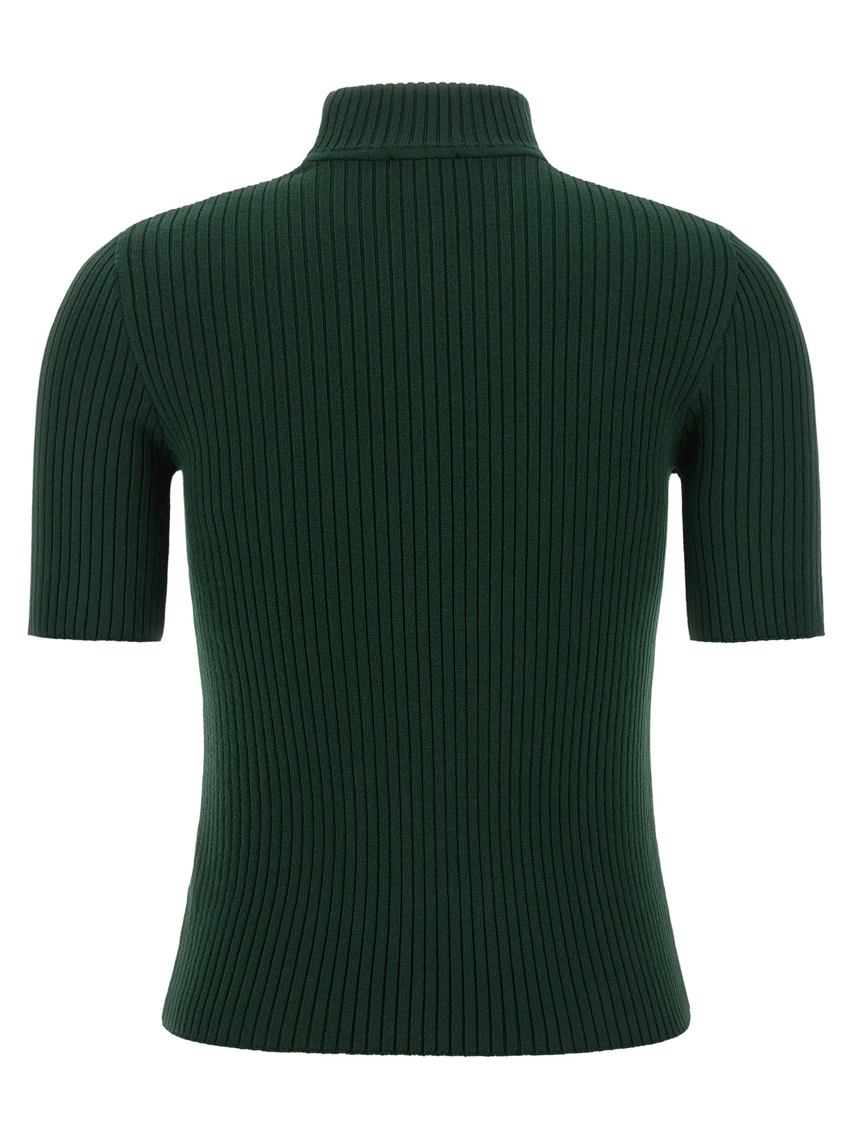 Bicolor Viscose Turtleneck