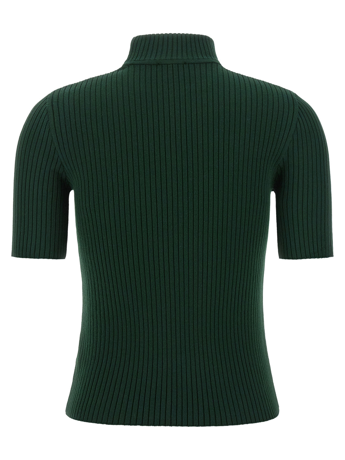 Bicolor Viscose Turtleneck