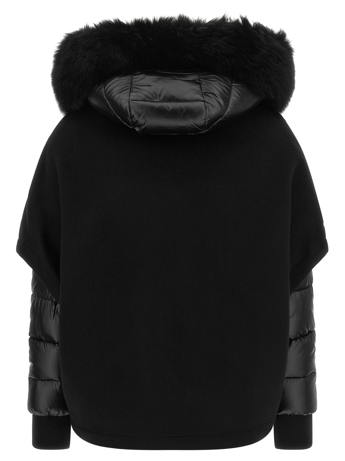 Black Wool Shell Jacket