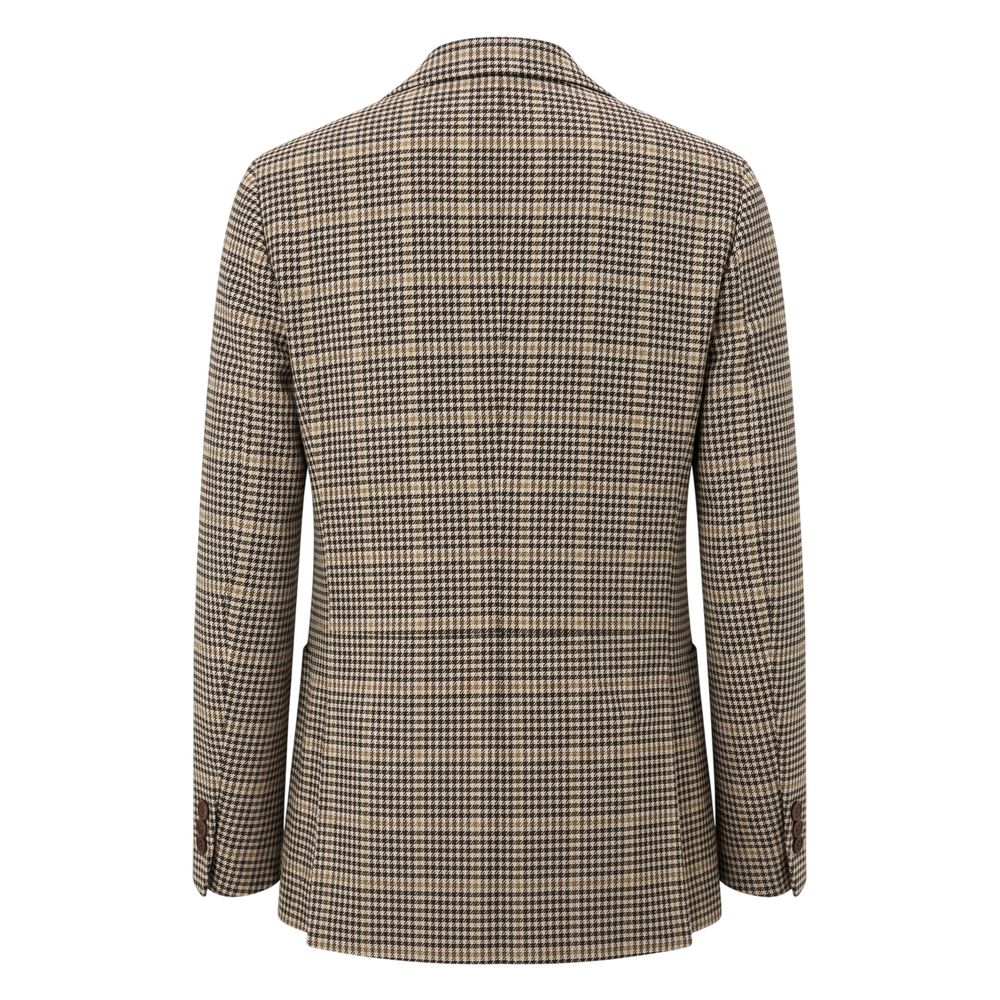 Beige Nylon Men Jacket