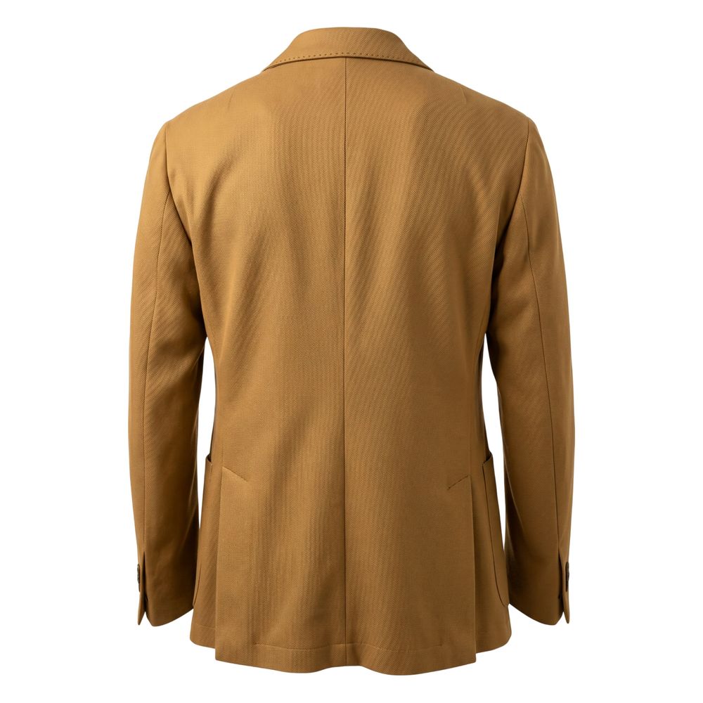 Brown Acetate Men Jacket