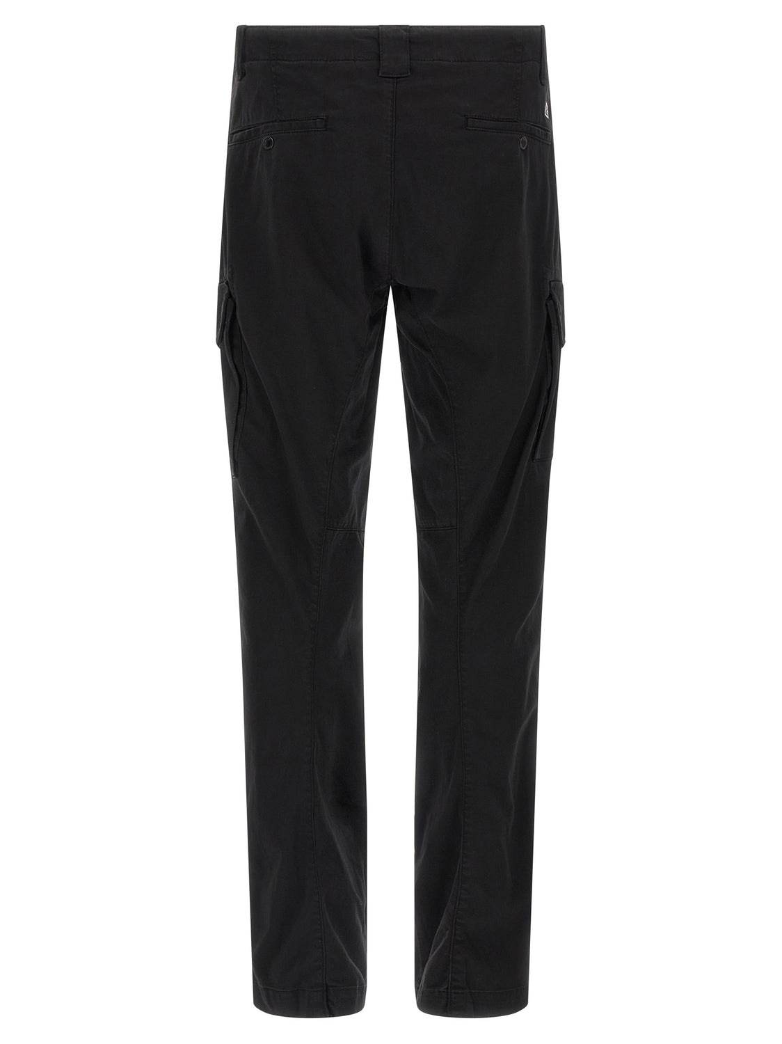 Black Cotton Cargo Pants